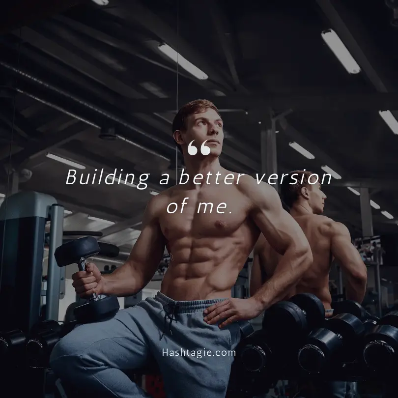 Fitness/Workout captions for gen z example image