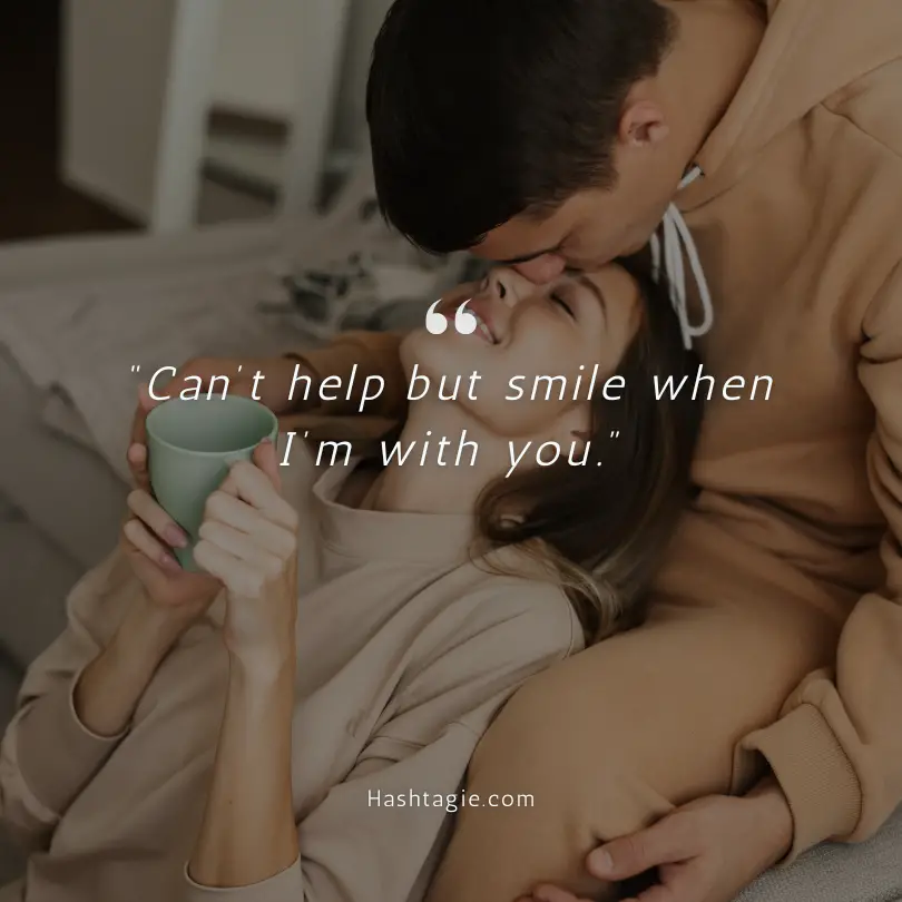 Flirty captions for couples on Instagram  example image