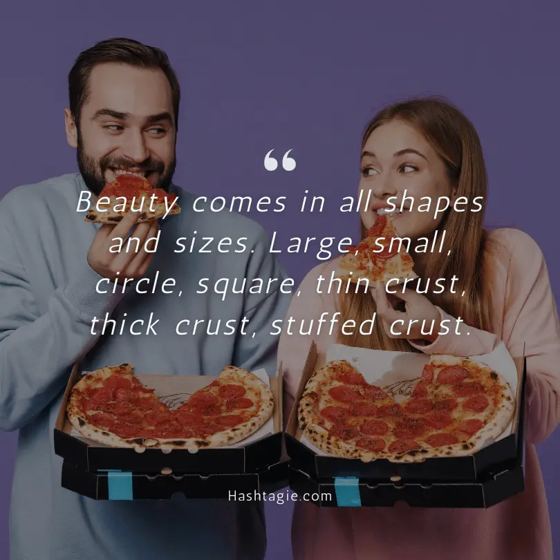 Foodie captions for gen z example image