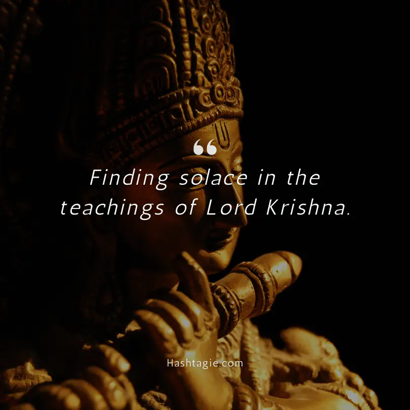 Hinduism-themed spiritual captions example image