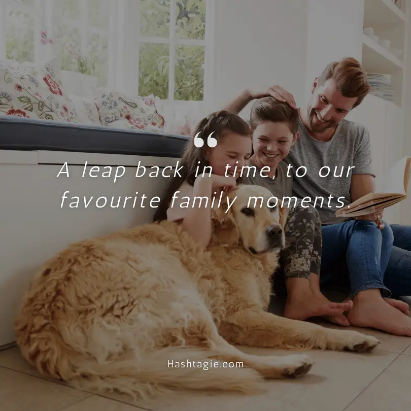 Instagram captions for family throwback photos example image