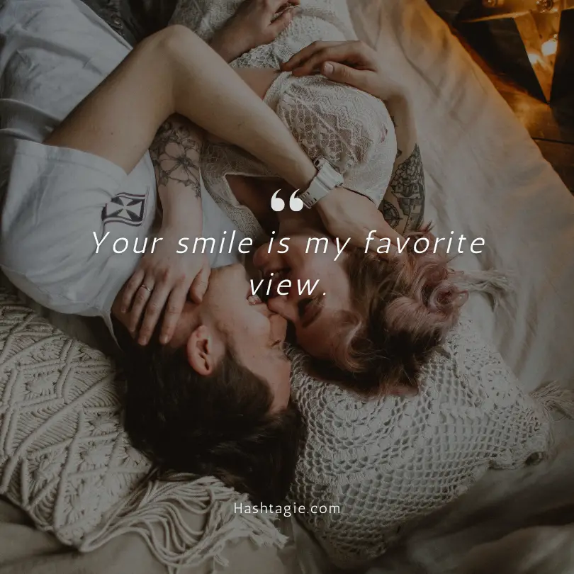 Love captions for couples on Instagram example image