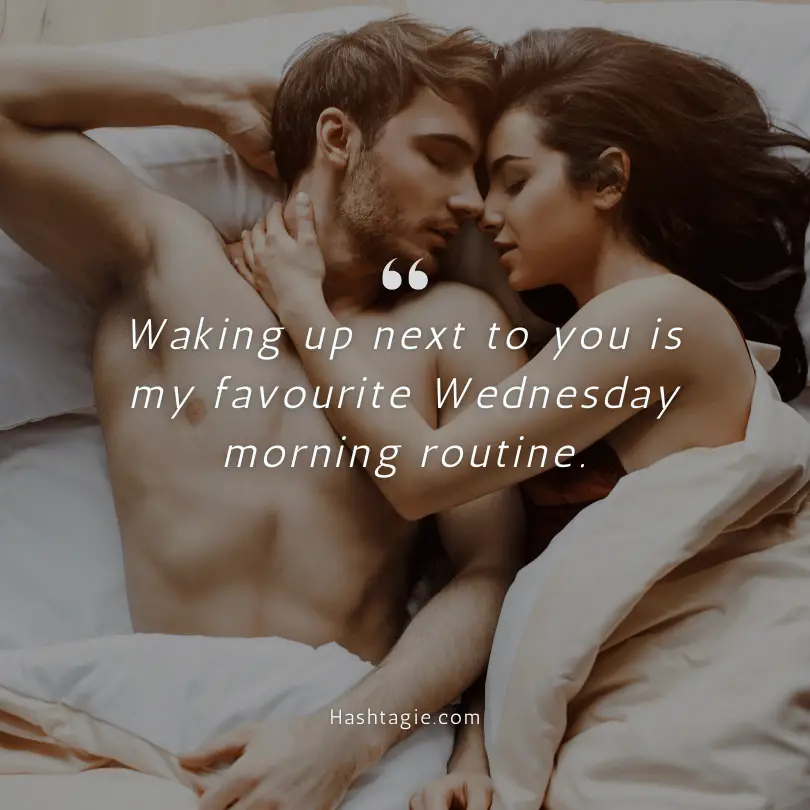 Romantic Wednesday Instagram captions example image