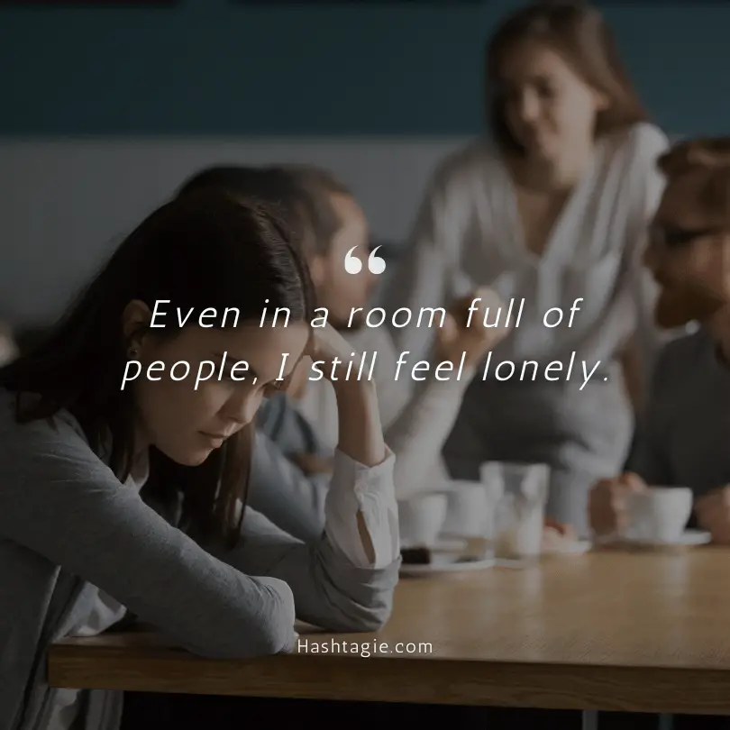 Sad Instagram captions about loneliness example image