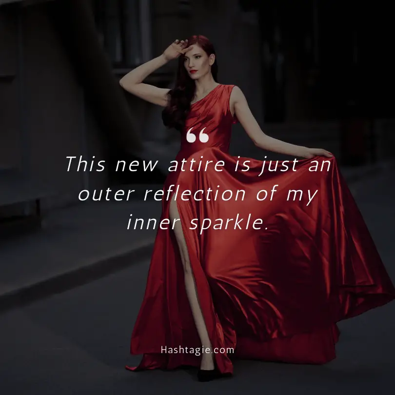 Self Love Captions for New Outfit  example image
