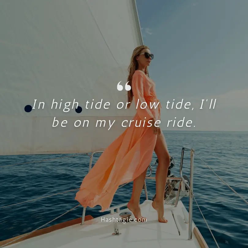 Yacht Instagram Captions for Thrill Seekers  example image