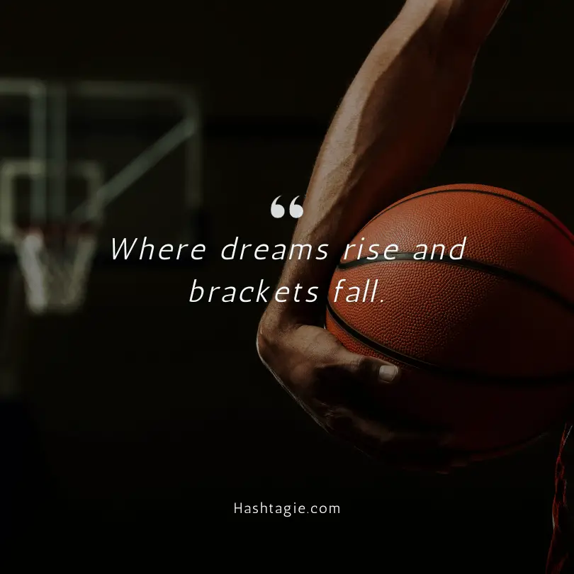 Basketball captions for March Madness example image