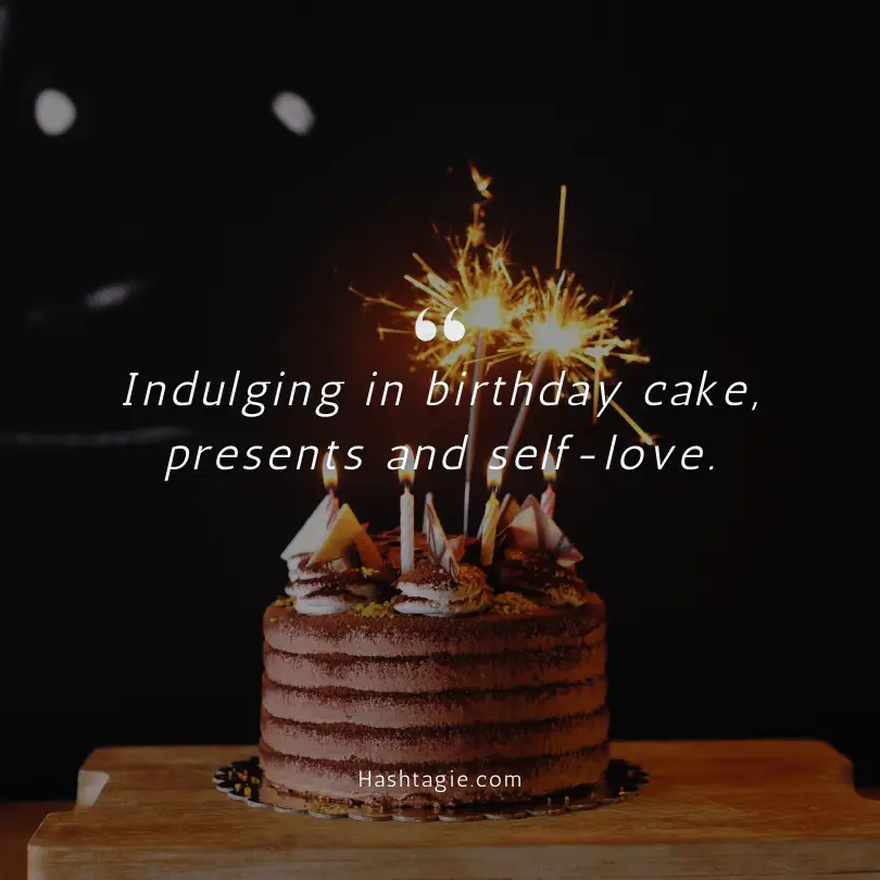 Birthday captions for solo celebration  example image