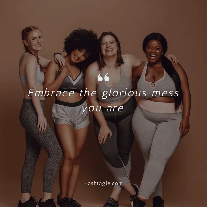 Body positivity captions example image