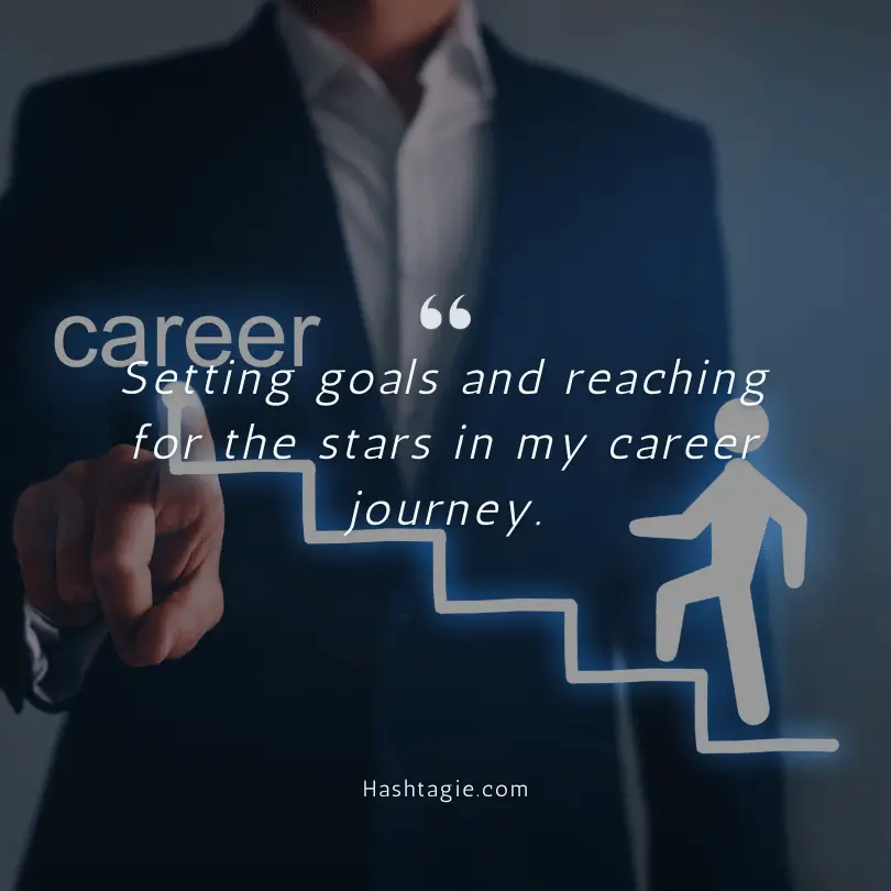 Career aspiration captions example image