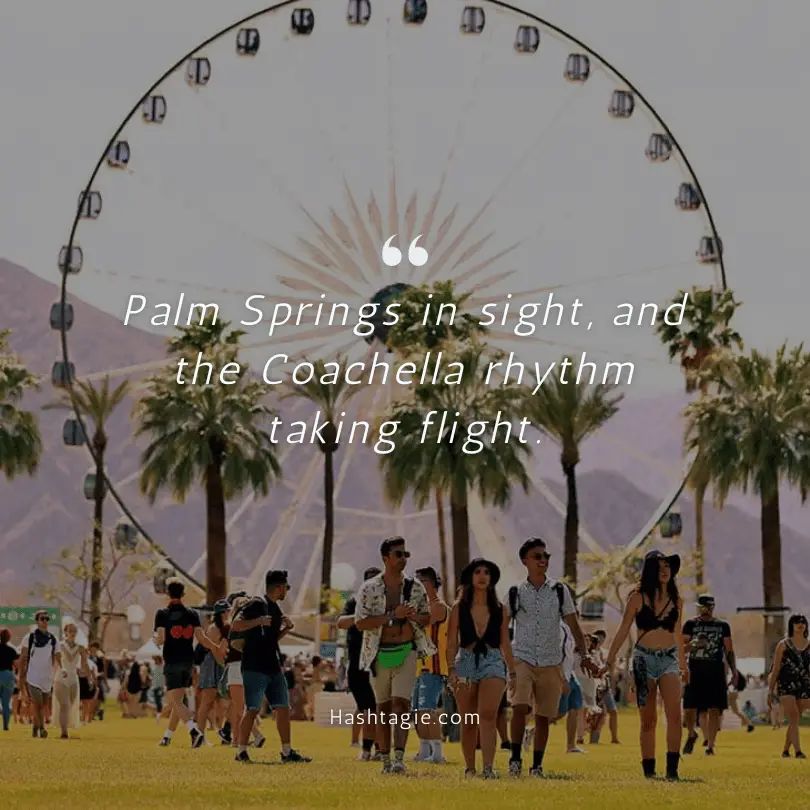 Coachella dance moments captions   example image