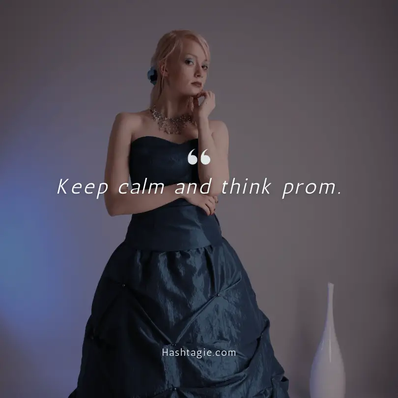 Cute prom captions example image