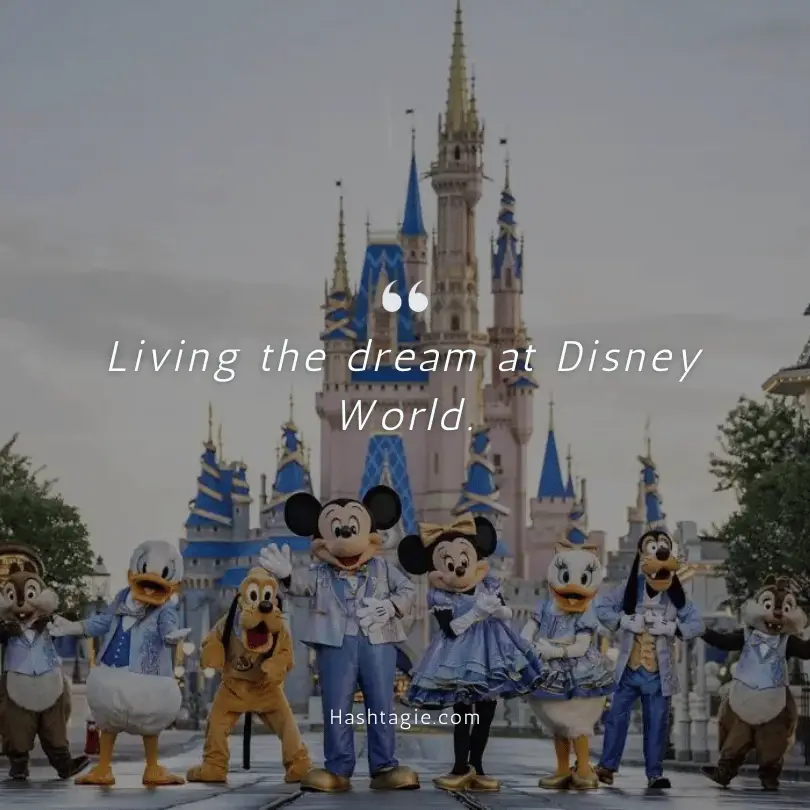 Disney World Florida Instagram Captions example image