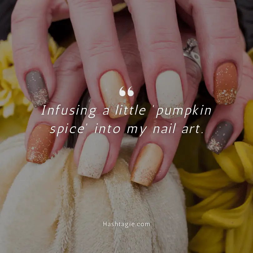 Fall Nail Captions example image