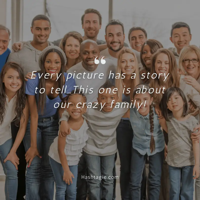Family Reunion Photoshoot Captions example image