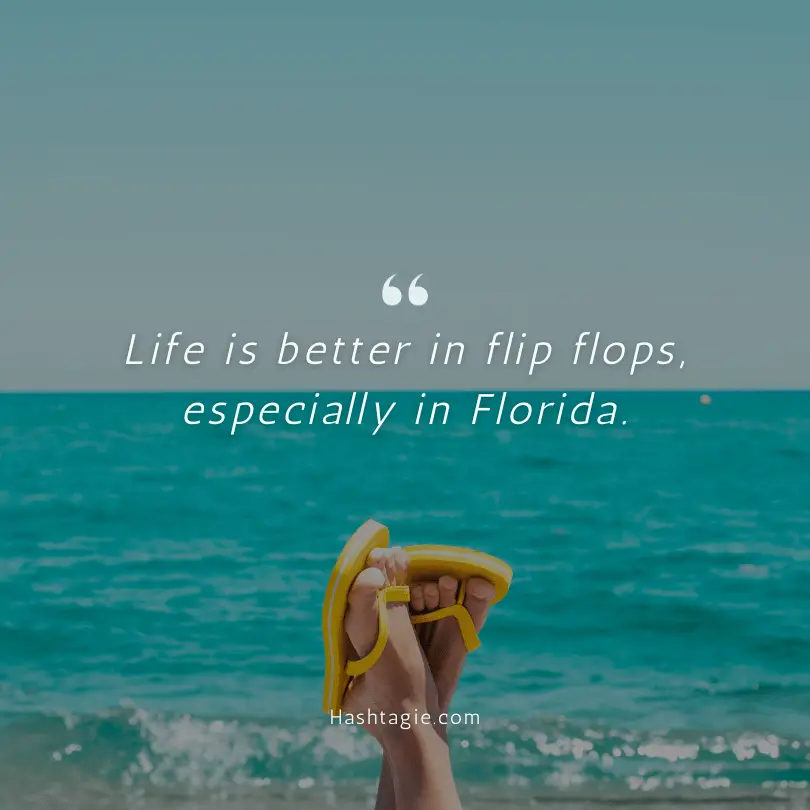 Florida Spring Break Instagram Captions example image