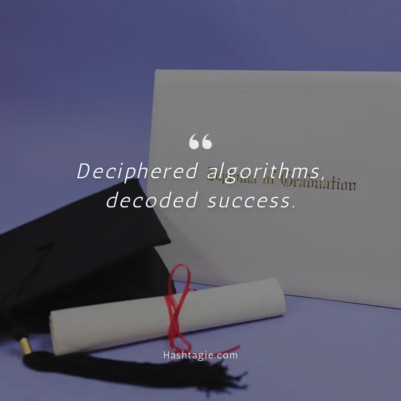 Graduation captions for engineers. example image