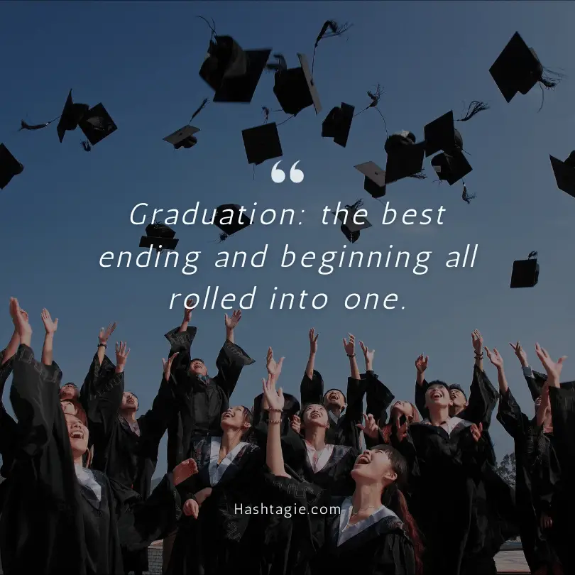 Graduation captions for high school students example image
