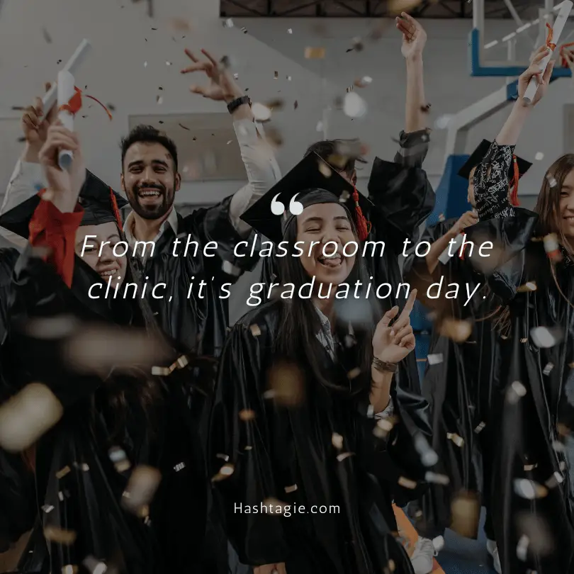 Graduation captions for nurses example image
