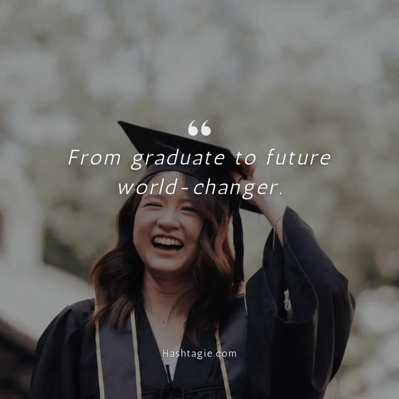Graduation captions for predicting the future example image