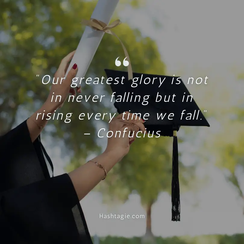 Graduation quotes about overcoming obstacles example image