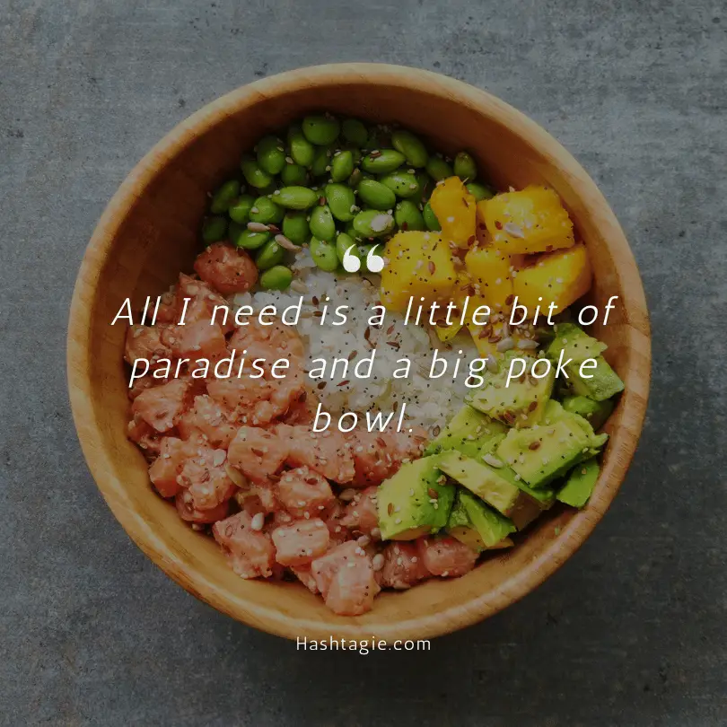 Hawaiian Cuisine Instagram Captions example image