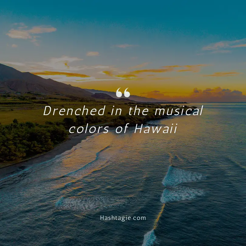 Hawaiian Traditional Music and Dance Instagram Captions example image
