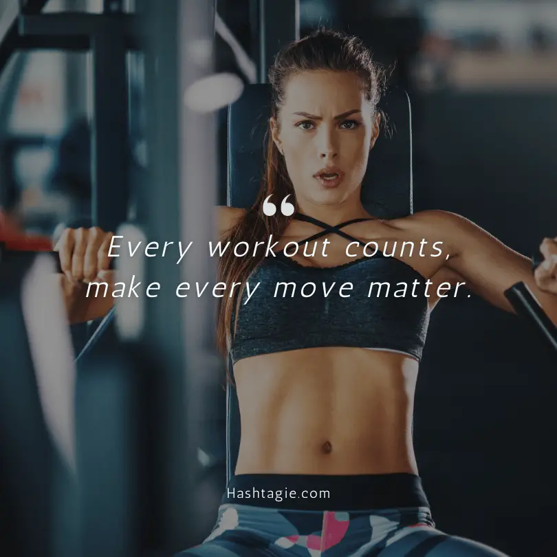 Healthy living motivation captions example image