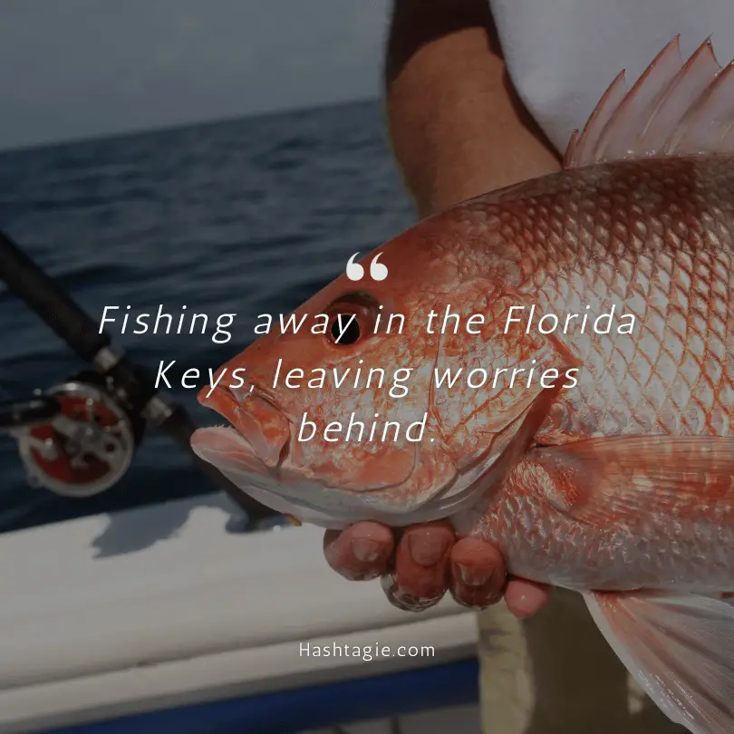 Instagram Captions for Florida Fishing example image