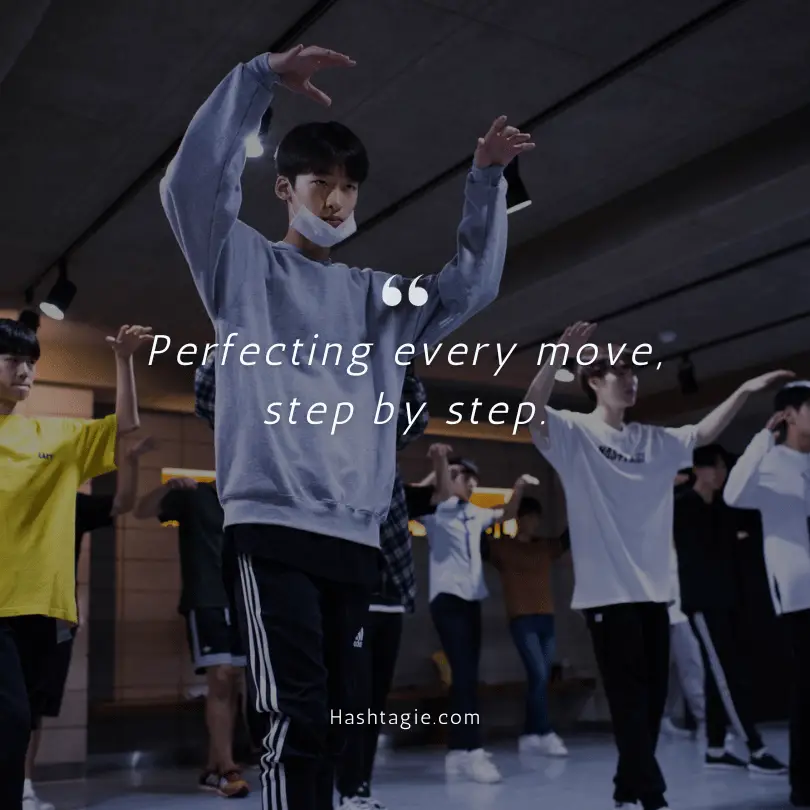 K-pop choreography practice sessions example image