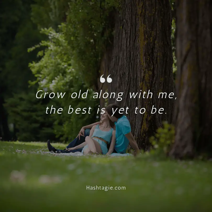 Love captions for long-term relationships example image