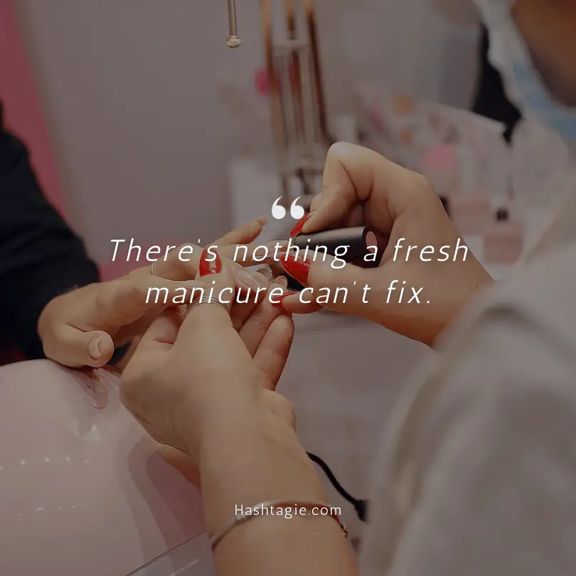 Manicure Captions example image