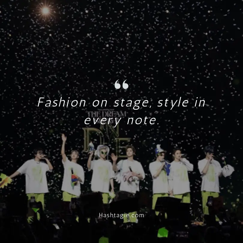 NCT dream concert lookbooks example image