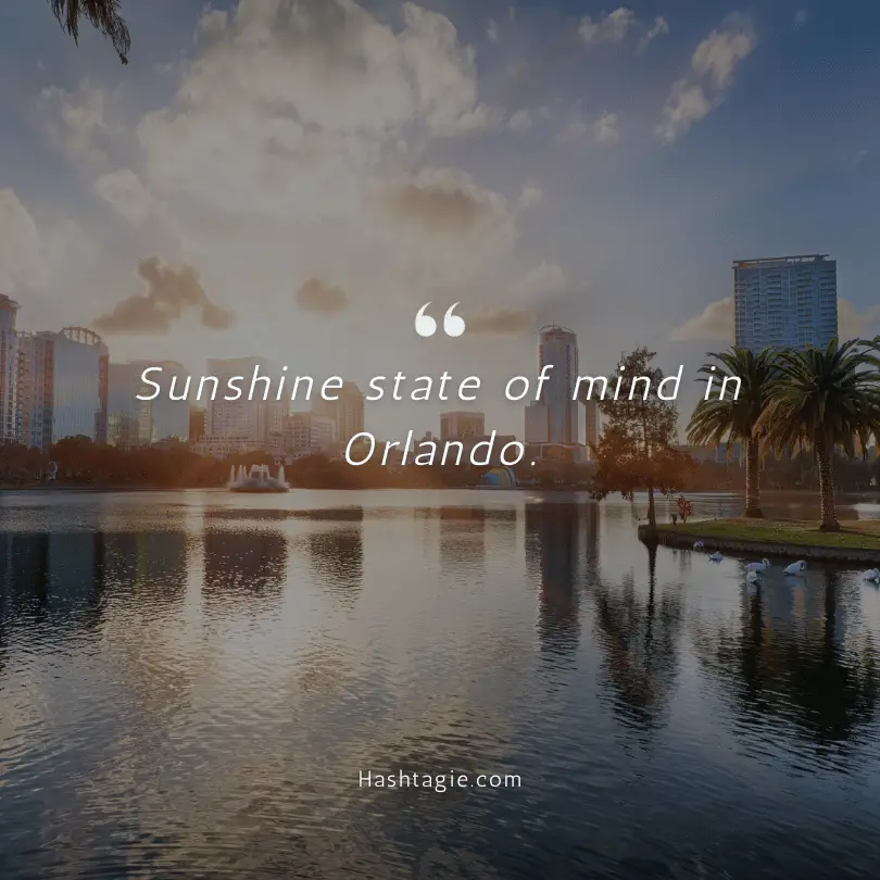 Orlando Florida Instagram Captions example image