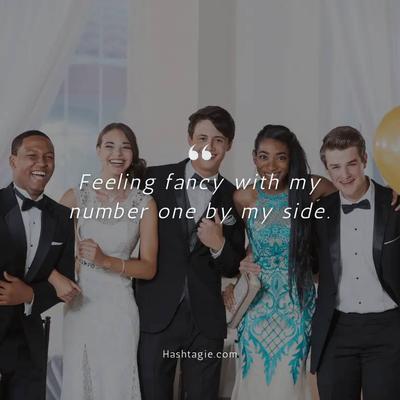 Prom captions with date example image