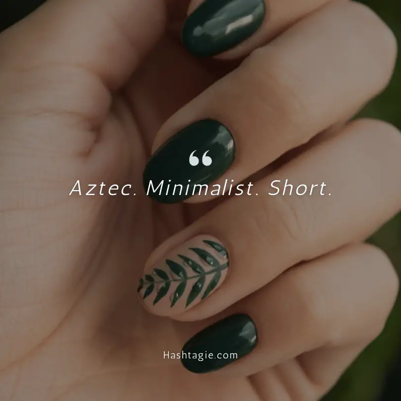 Short Nails Captions example image