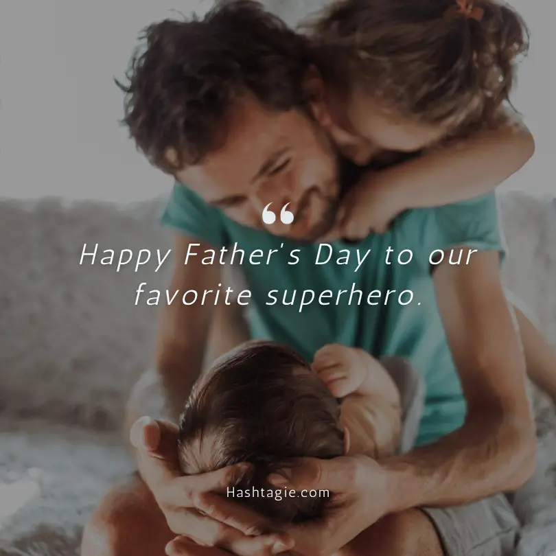 Sister Instagram captions for Father's Day example image