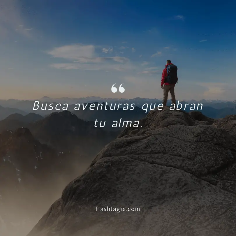 Spanish Captions for Adventure Trips example image