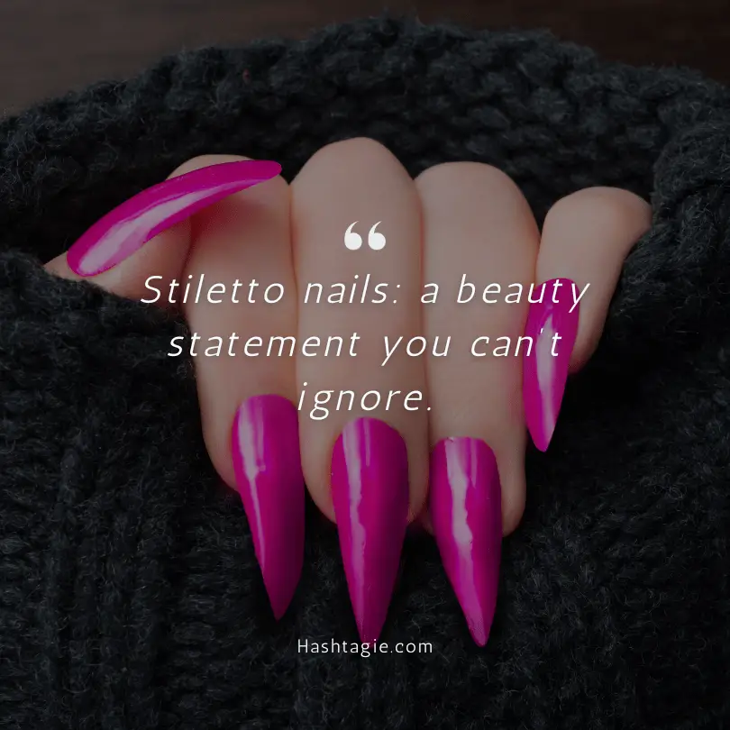 Stiletto Nails Captions example image