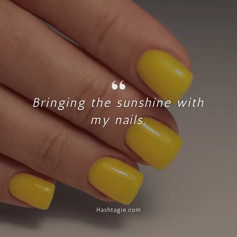 Summer Nail Captions example image